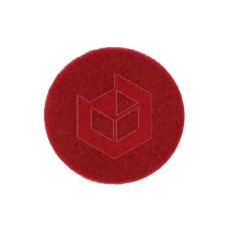 Disco 3M Scotch Brite rubi red buffer vermelho 440mm