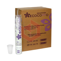 Copo Ecocoppo PP transparente 300ml 20x100un