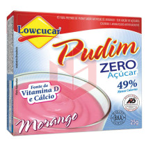 Pudim de morango zero Lowçucar 25g