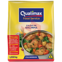 Caldo de galinha em pó Qualimax 1.010kg