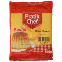 Pudim de milho curau com leite Pratik Chef 540g