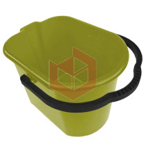 Balde plástico 15l amarelo Nycol