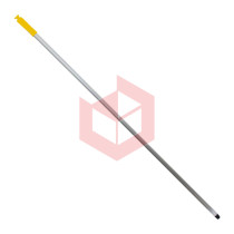 Cabo de aluminio 140cm com rosca e manopla amarela Nycol