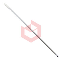 Cabo de aluminio 140cm com rosca e manopla branca Nycol