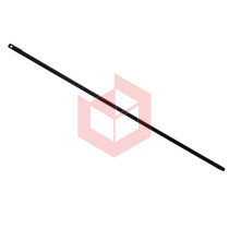 Cabo metal plastificado com rosca preto 1.4m Perfect 972489