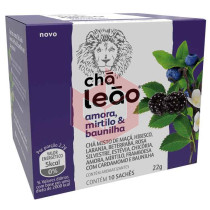 Cha de amora mirtilo baunilha envelopado Leao 10x2.2g