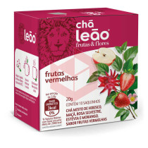 Chá de frutas vermelhas envelopado Leão 10x1.6g