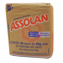 Lã de aço Assolan 20x8un