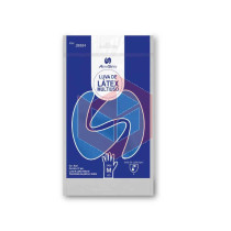 Luva azul media multi uso Lalan 