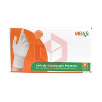 Luva latex com po pequena Medix c/100un 