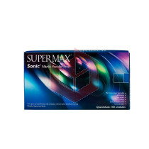 Luva nitrilo Sonic sem po XG Supermax c/100un