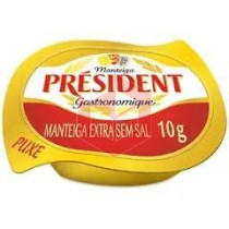 Manteiga extra sem sal Presidente 192x10g 