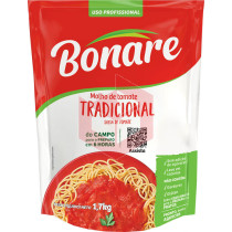 Molho de tomate tradicional Bonare 1.7kg