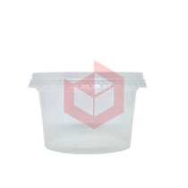 Pote redondo com tampa 140ml Rioplastic 40x25un