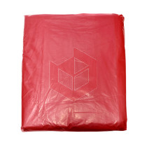 Saco para lixo 100l vermelho 8m 75x85 Prapeso c/100un