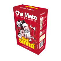 Chá mate tostado natural granel Tia Sinhá 250g