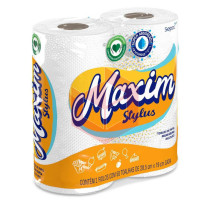 Toalha de papel Stylus Maxim 2rlx50un