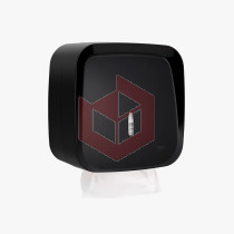 Toalheiro interfolhas preto Invoq 340324