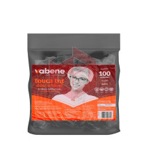 Touca descartavel tnt preta Vabene com 100un R6748