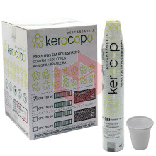 Copo Kerocopo PS branco 180ml 25x100un