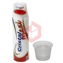 Pote Cristalcopo transparente 250ml c/50un