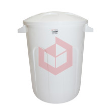 Lixeira 30l branca com tampa Jaguar R.90