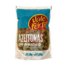 Azeitona verde inteira Vale Fértil 1.010kg