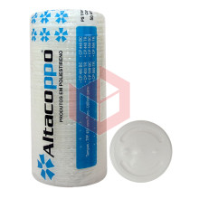 Tampa com furo Altacoppos transparente TPF451 c/50un 