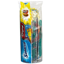 Escova dental macia Sorriso c/12un