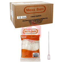 Mexedor 11cm cristal MexaBem para drink 10x500un