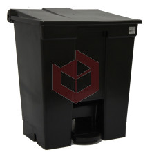 Lixeira com pedal 30l preta Bralimpia CP3SPR