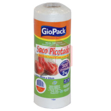 Saco plastico picotado Giopack 2kg 20x35cm c/500un