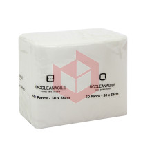 Wipes DC Clean Agile 40 branco 30x34cm c/50un