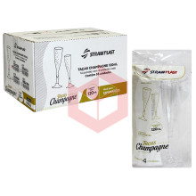 Taça champagne Straw 676 cristal 120ml 14x4un