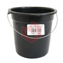 Balde plástico 15l  preto Shangrila ref.5626