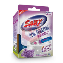 Gel adesivo c/aplicador sanitário lavanda Sany mix 38g