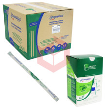 Canudo bio garrafa Straw 817 rígido 24cmx5mm 6x500un