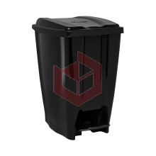 Lixeira com pedal 40l preta Eco Nature Jaguar R3074