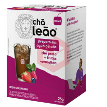 Chá Leão preto+frutas vermelhas envelopado 10x2.5g