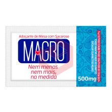 Adoçante sachê sacarose ciclamato Magro 1000x500mg