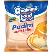 Pudim de morango com leite Qualimax 1kg