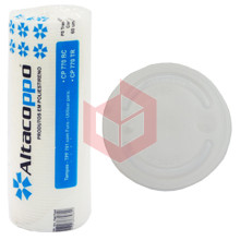 Tampa com furo Altacoppos transparente TPF701 c/60un 