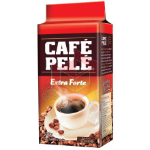 Café extra forte torrado moido vácuo Pelé 500g