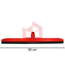 Rodo plástico 65cm vermelho sem cabo M.Longo