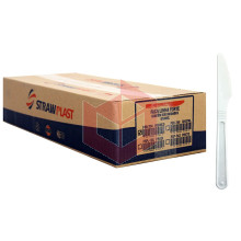 Faca Straw 163 fsb704 forte branca c/500un