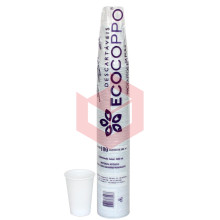 Copo Ecocoppo PP branco 300ml c/100un