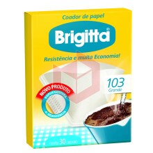 Filtro de papel para café 103 Brigitta c/30un