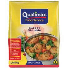 Caldo de galinha em pó Qualimax 1.010kg