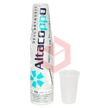 Copo Altacoppo PP transparente 330ml c/50un