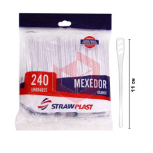 Mexedor Straw msg801 drink 11cm cristal c/240un